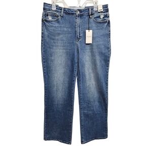 Judy Blue Style JB88354 Wilson
Medium Wash‎ Blue High Rise Wide Leg Size 31 NWT